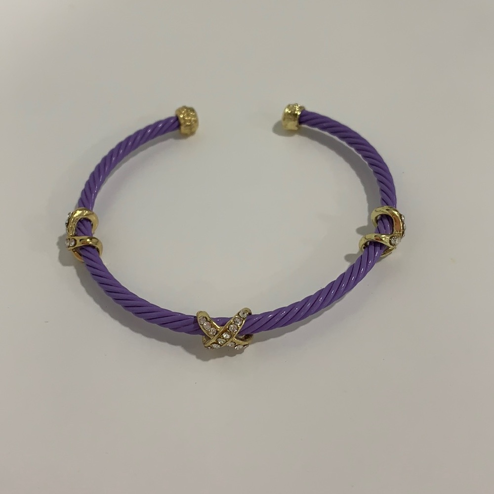 Purple Cable Bracelet